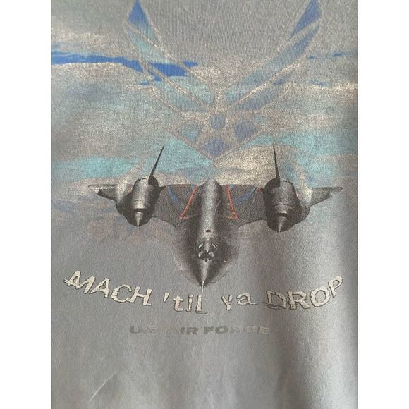 U.S Air Force Mach Till Ya’ Drop T shirt - Picture 2 of 5